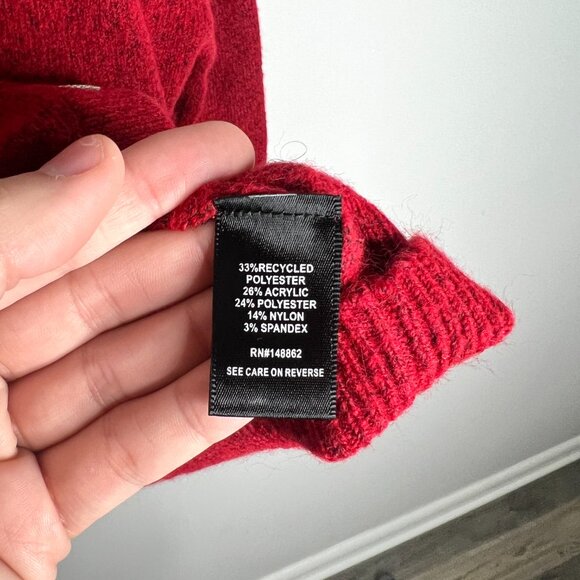 Torrid Vegan Cashmere Drop Shoulder Cardigan Festive Holiday V-Neck Sz 3X NWT - Picture 7 of 9